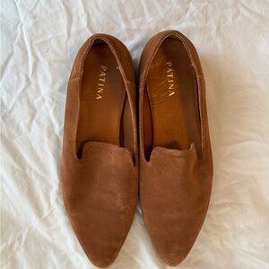 Brown Suede Loafers
